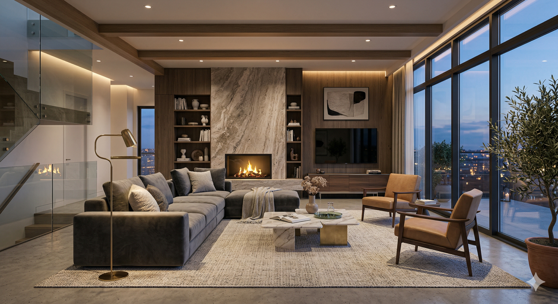 Fashion sketches of three models wearing different outfits, with two colored pencils lying below the drawings.